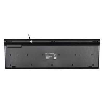 Клавиатура Оклик, 480M, USB, slim, Multimedia, чёрно-серая