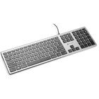 Клавиатура Оклик 890S серый/черный USB slim Multimedia (1784239) - Фото 3