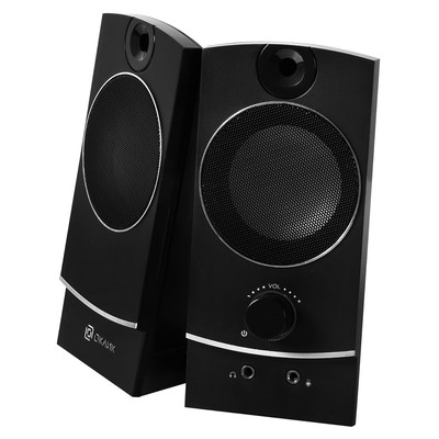 Колонки Oklick OK-118, формат акустики 2.0, 6 Вт, USB, чёрные