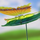 Декор садовый "Бабочка на листочке", штекер 60 см, микс цвета - Фото 4