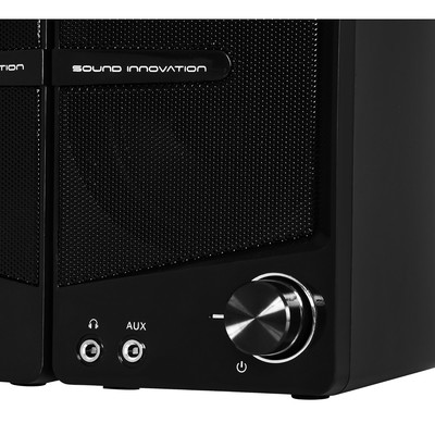 Колонки Oklick OK-126, формат акустики 2.0, 6 Вт, USB, чёрные