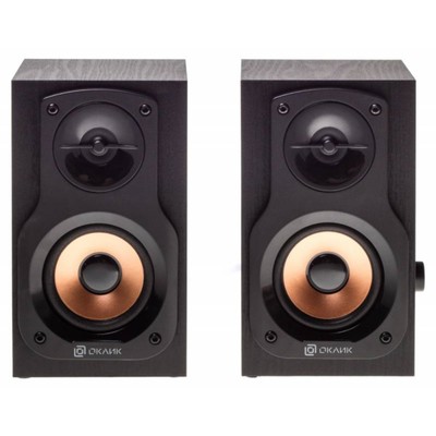 Колонки Oklick OK-162, формат акустики 2.0, 8 Вт, USB, МДФ, чёрные