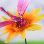 Штекер "Стрекозка на цветке", длина 60см, цвет микс - Фото 4