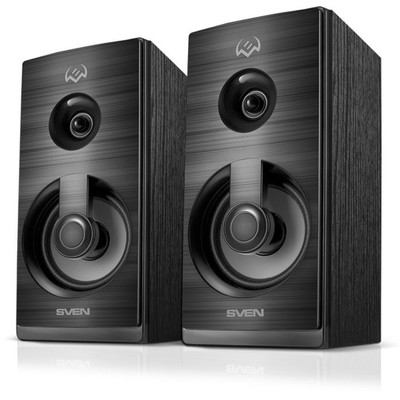 Колонки Sven SPS-512, формат акустики 2.0, 6 Вт, USB, МДФ, чёрные