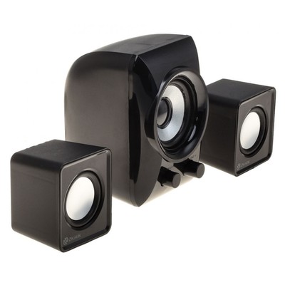 Компьютерные колонки Оклик OK-420, 2.1, 3×2 Вт + 5 Вт, USB, Jack 3.5 мм, черные