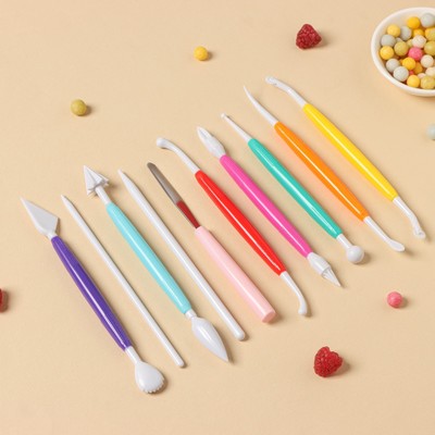 Набор для моделирования кондитерских украшений Доляна, 10 шт., МИКС