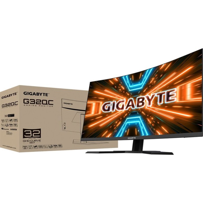 Монитор Gigabyte 31.5" G32QC A черный VA LED 1ms 16:9 HDMI HAS 350cd 178гр/178гр 2560x1440   1029463 - фото 51515341