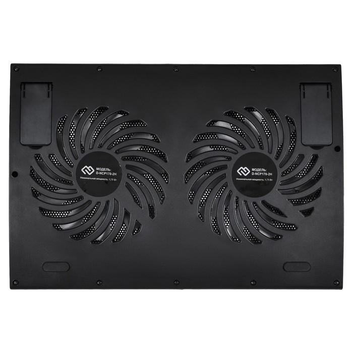 Подставка для ноутбука Digma D-NCP170-2H 17"390x270x25мм 2xUSB 2x 160ммFAN 700г черный - фото 51515654