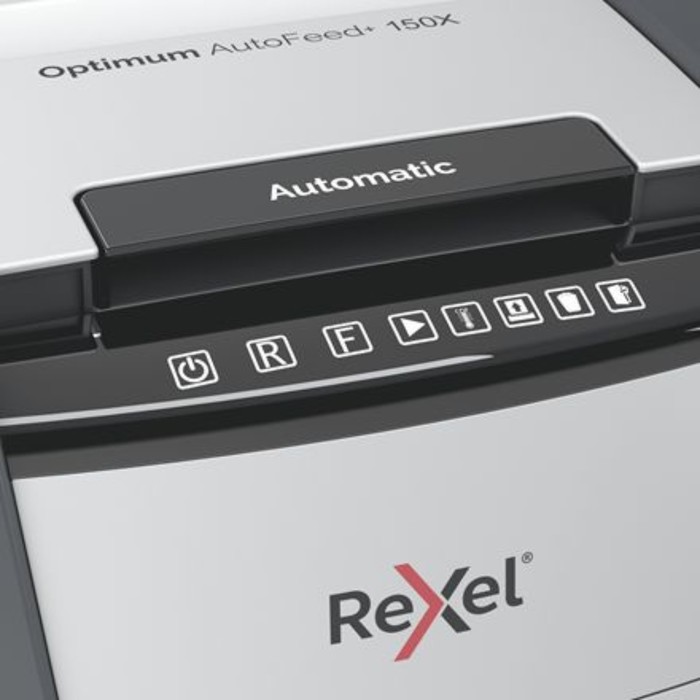 Шредер Rexel Optimum AutoFeed 150X черный с автоподачей (секр.P-4) фрагменты 150лист. 44лтр   102947 - фото 51515750