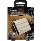 Накопитель SSD Samsung Original USB-C 1TB MU-PE1T0K/WW Shield T7 1.8" бежевый - фото 51515958 Накопитель SSD Samsung Original USB-C 1TB MU-PE1T0K/WW Shield T7 1.8" бежевый - фото 51515958