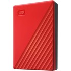 Жесткий диск WD USB 3.0 5TB WDBPKJ0050BRD-WESN My Passport 2.5" красный - Фото 2