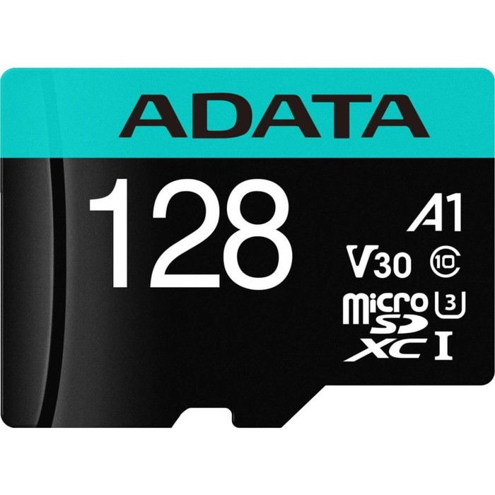 Карта памяти microSDXC A-Data 128GB AUSDX128GUI3V30SA2-RA1 Premier Pro + adapter - фото 51515986