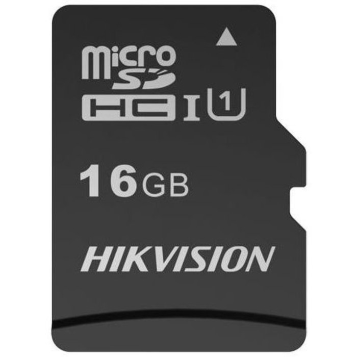 Карта памяти microSDHC Hikvision 16GB HS-TF-C1(STD)/16G/Adapter + adapter - Фото 1