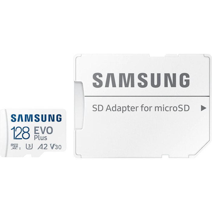 Карта памяти microSDXC Samsung 128GB MB-MC128KA EVO PLUS + adapter - фото 51578194