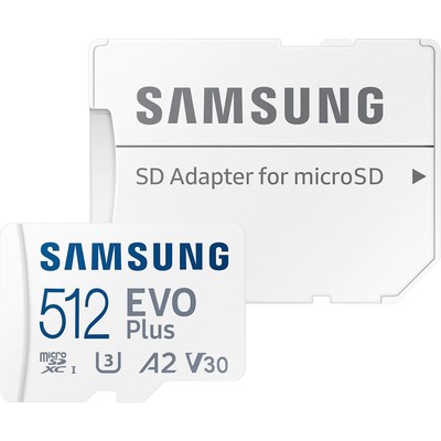 Карта памяти microSDXC Samsung 512GB MB-MC512KA EVO PLUS + adapter