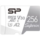 Карта памяти microSDXC Silicon Power 256GB SP256GBSTXDA2V20 Superior V30 A2 w/o adapter - фото 51516024