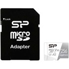Карта памяти microSDXC Silicon Power 256GB SP256GBSTXDA2V20SP Superior + adapter - Фото 1
