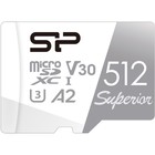 Карта памяти microSDXC Silicon Power 512GB SP512GBSTXDA2V20 Superior V30 A2 w/o adapter - фото 51516027