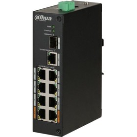 Коммутатор Dahua DH-PFS3110-8ET-96 8x100Mb 1G 1SFP 6PoE+ 96W неуправляемый