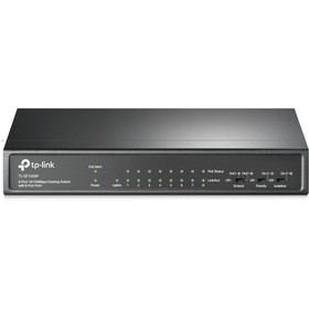 Коммутатор TP-Link TL-SF1009P 9x100Mb 8PoE+ 65W неуправляемый