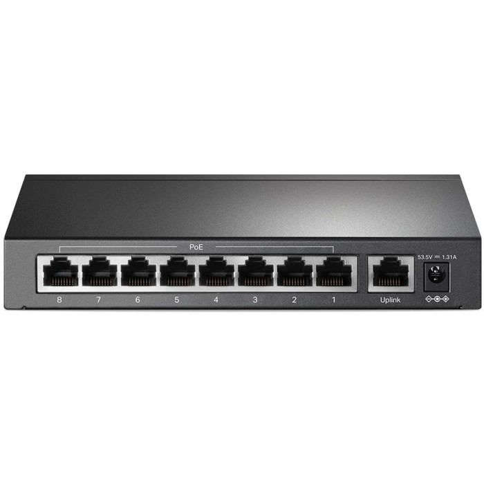 Коммутатор TP-Link TL-SF1009P 9x100Mb 8PoE+ 65W неуправляемый - фото 51516069