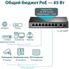 Коммутатор TP-Link TL-SF1009P 9x100Mb 8PoE+ 65W неуправляемый - фото 51516071 Коммутатор TP-Link TL-SF1009P 9x100Mb 8PoE+ 65W неуправляемый - фото 51516071