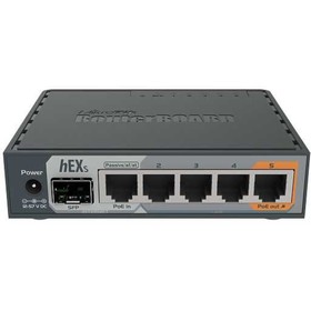 Роутер MikroTik hEX S (RB760IGS) 10/100/1000BASE-TX/SFP черный