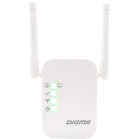 Повторитель беспроводного сигнала Digma D-WR310 N300 10/100BASE-TX/Wi-Fi белый (упак.:1шт)   1029505