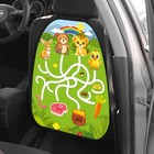 Накидка на сиденье автомобильное Cartage Головоломка, ПВХ, 60х45 см, европодвес - фото 8729005