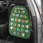 Накидка на сиденье автомобильное Cartage английский алфавит, ПВХ, 60 х 45 см, европодвес - Фото 5