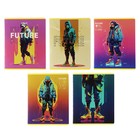 Тетрадь 48 листов в клетку Calligrata TOP "AnimeBoy", обложка мелованный картон, ТВИН-лак, выборочный УФ-лак, блок офсет, белизна 95%, МИКС - фото 23532709