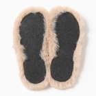 Тапочки женские с открытым носом LoveLife, размер 39, бежевые 9688862