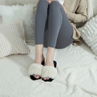 Тапочки женские с открытым носом LoveLife, размер 41-42, молочные - Фото 5