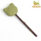 Игрушка для кошек из кошачьей мяты «Киса» на палочке из мататаби, 13 см - Фото 2