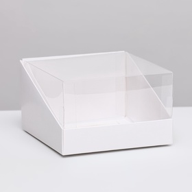 Кондитерская упаковка под бенто торт, 13.1?13.1?8.5 см (комплект 2 шт)