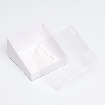 Кондитерская упаковка под бенто торт, 13.1×13.1×8.5 см