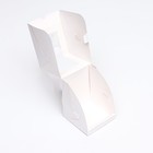 Упаковка под один капкейк с окном, белая, 12,5 х 9,5 х 9,5 см - Фото 4