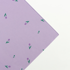 Бумага упаковочная тишью, «Цветы», сиреневый, 50 см × 70 см 17 грамм - Фото 4