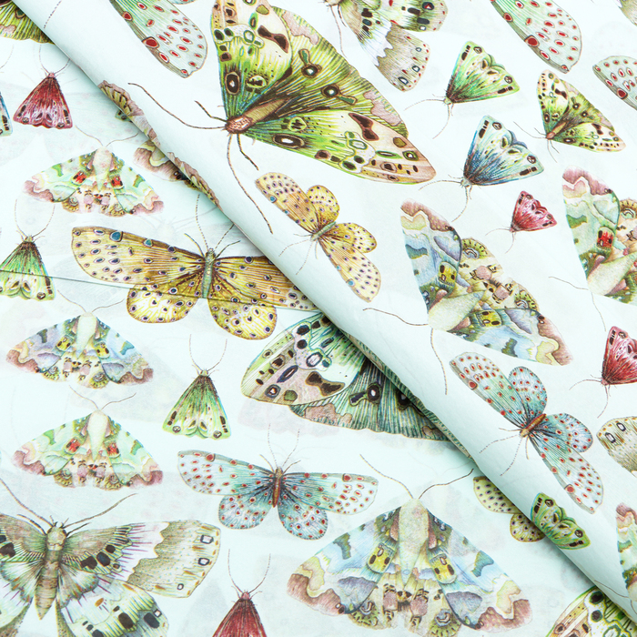 Бумага упаковочная тишью, «Бабочки», 50 см х 70 см 17 грамм 9942640 Бумага упаковочная тишью, «Бабочки», 50 см х 70 см 17 грамм 9942640