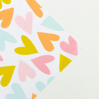 Бумага упаковочная тишью «С любовью», 50 см × 70 см, 17 грамм - Фото 4