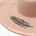 Шляпа женская MINAKU, цвет розовый, р-р 58 - Фото 6
