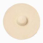 Шляпа женская MINAKU, цв. молочный, р-р 58 - фото 24599054