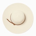 Шляпа женская MINAKU, цв. белый, р-р 58 - Фото 2