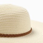 Шляпа женская MINAKU, цв. белый, р-р 58 - Фото 3