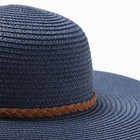 Шляпа женская MINAKU, цв. синий, р-р 58 - Фото 5