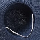 Шляпа женская MINAKU, цв. синий, р-р 58 - Фото 7