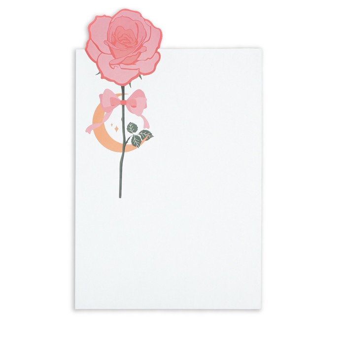 Бумага фигурная для цветов 70гр., "Роза", 50х35см