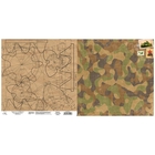 Бумага для скрапбукинга двусторонняя "Камуфляж" 160 гр/м2 - Фото 3