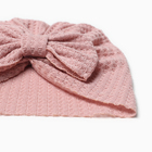 Шапочка Крошка Я «Бантик», розовая, размер 46-48 - Фото 2