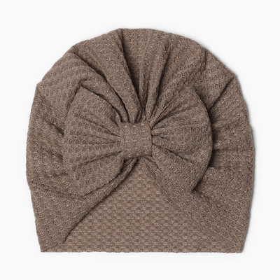 Шапка для девочки «Крошка Я. Бантик», размер 46-48 см, бежевая